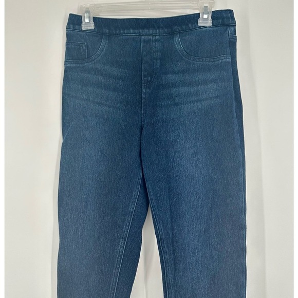 Spanx Jean-ish Ankle Pull On Leggings Size M Tall Denim - Picture 6 of 12